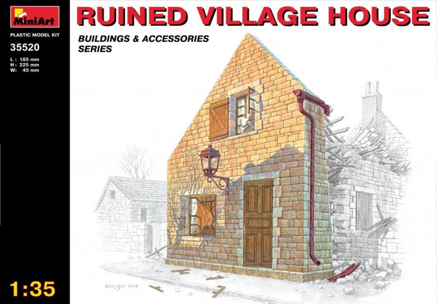 1:35 RUINED VILLAGE HOUSE