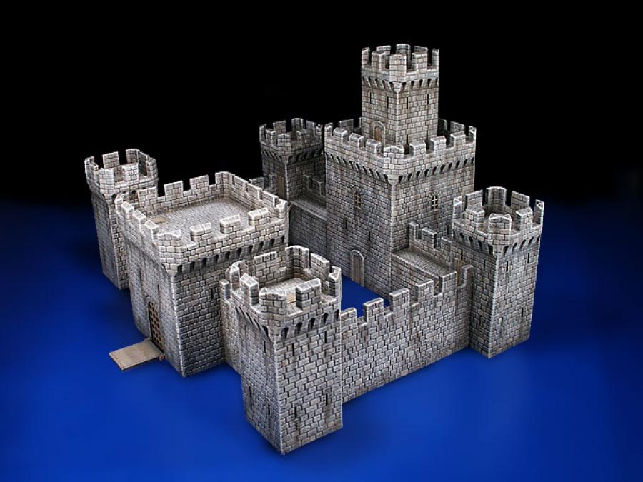 1:72 Medieval Castle