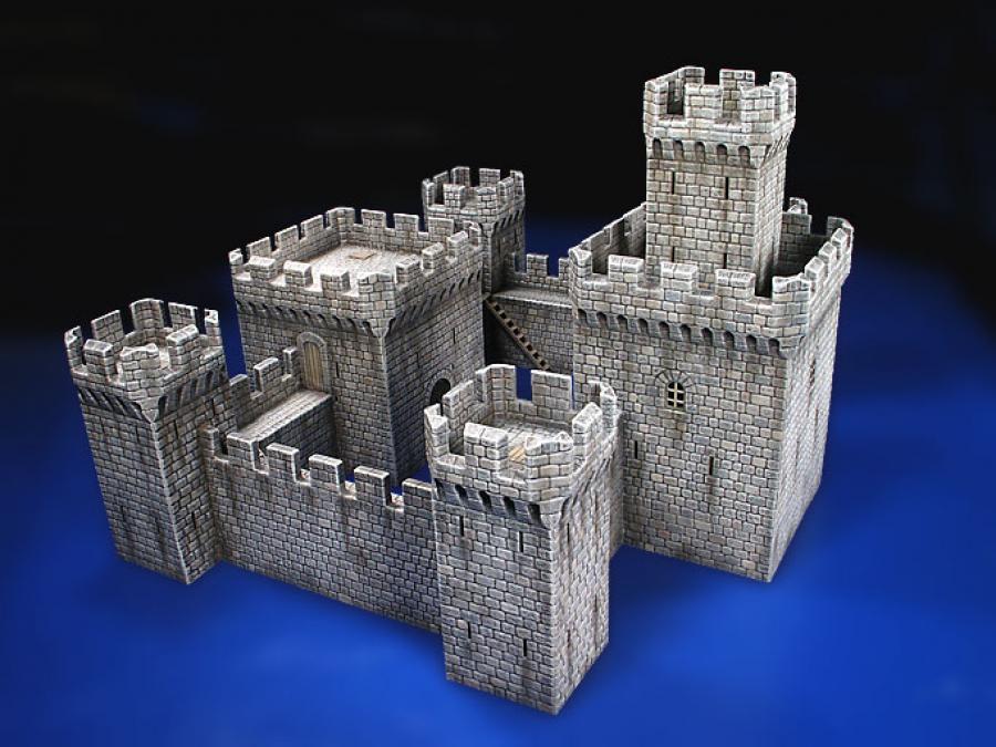 1:72 Medieval Castle