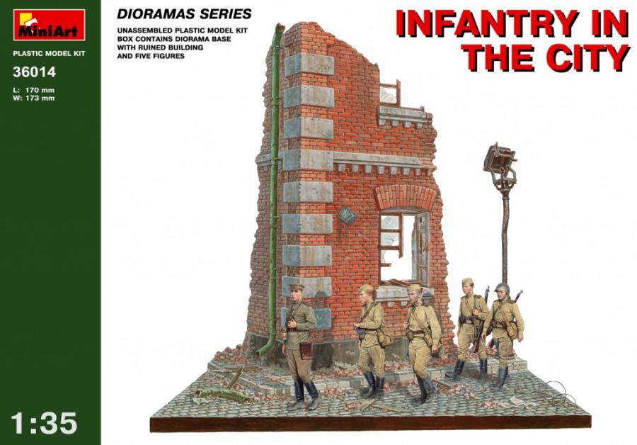 1:35 INFANTRY IN THE CITY Diorama set