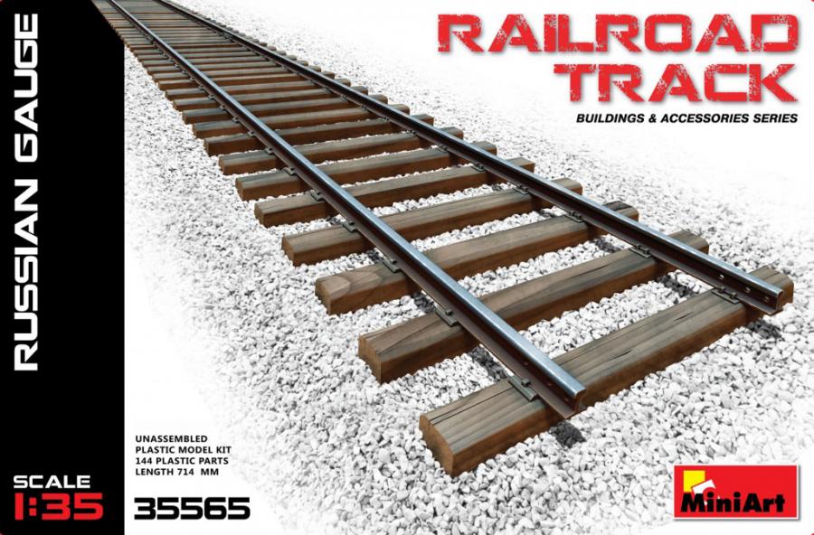 1:35 Railroad Track (Russian Gauge)