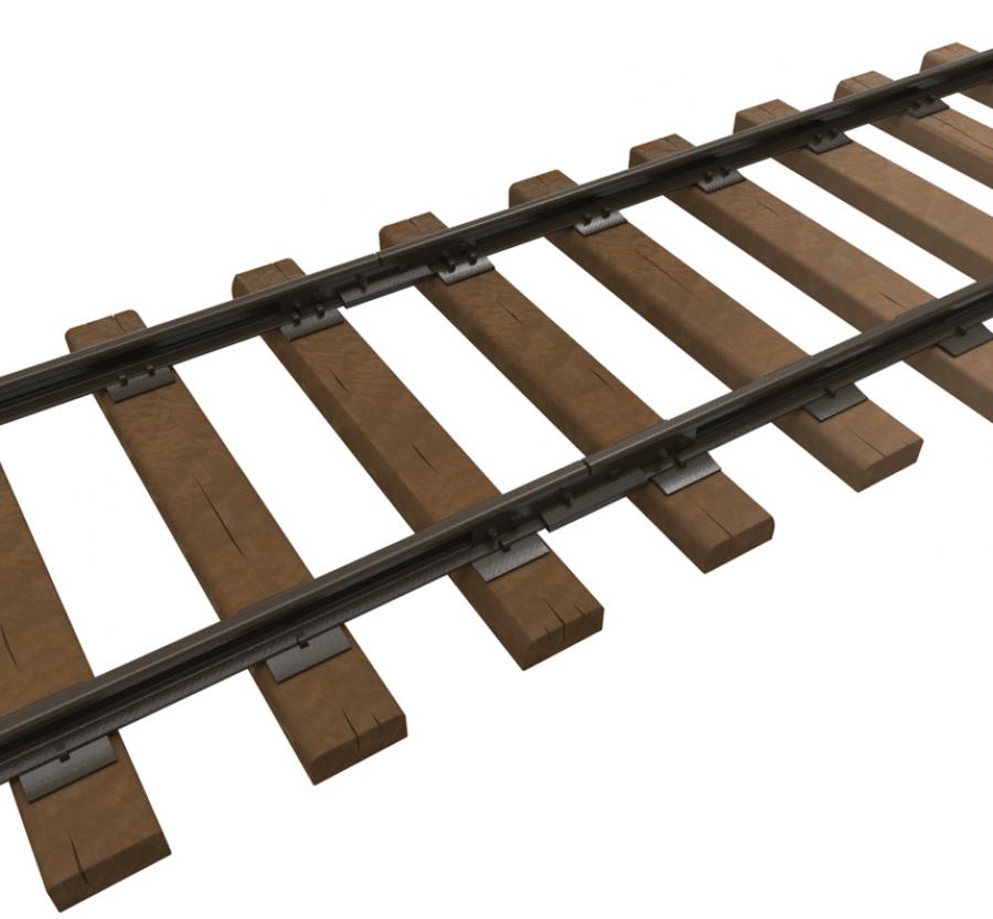 1:35 Railroad Track (Russian Gauge)