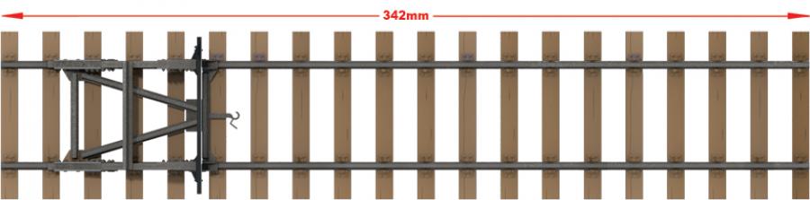1:35 Railway Track & Dead End(European Gauge)