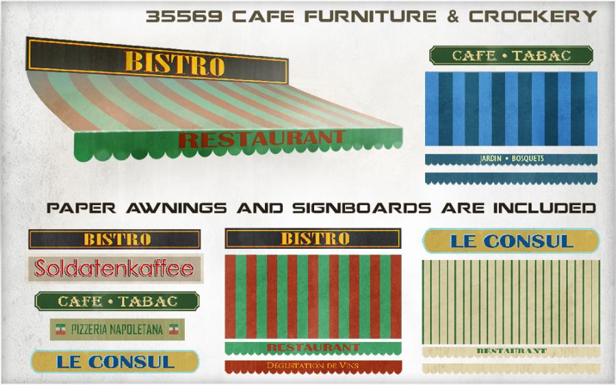 1:35 CAFE FURNITURE & CROCKERY