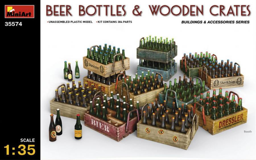 1:35 Beer Bottles & Wooden Crates