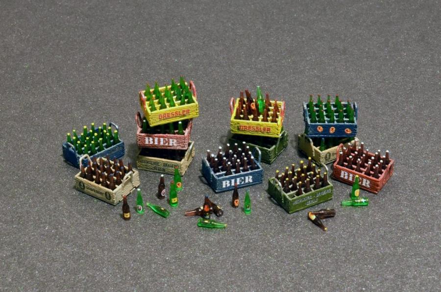 1:35 Beer Bottles & Wooden Crates