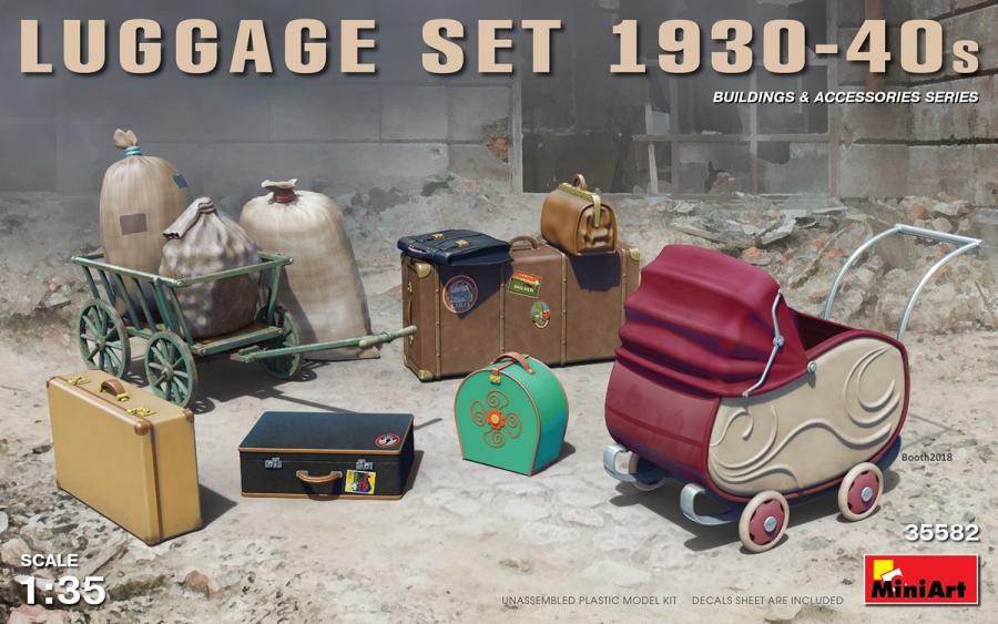 1:35 Luggage Set 1930-40s