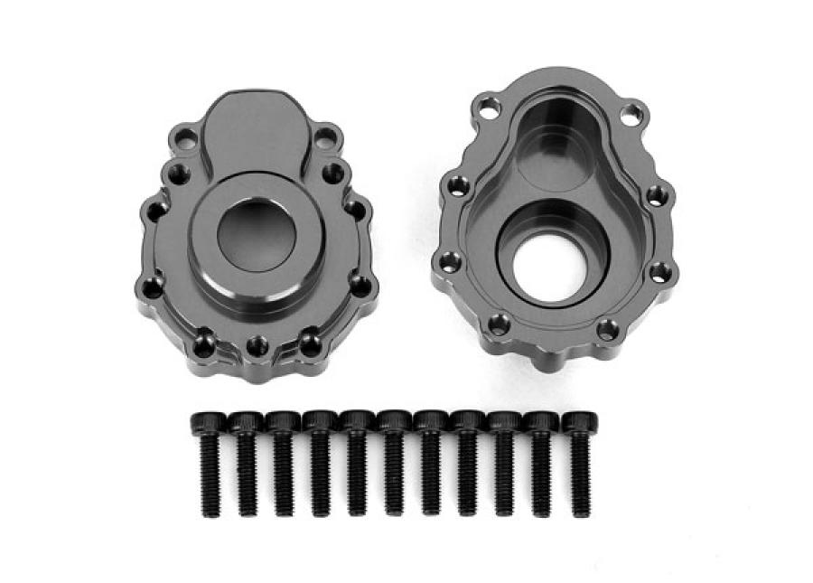 Traxxas Portal Housing Outer Alu Grey Front/Rear (2) TRX-4 TRX8251A