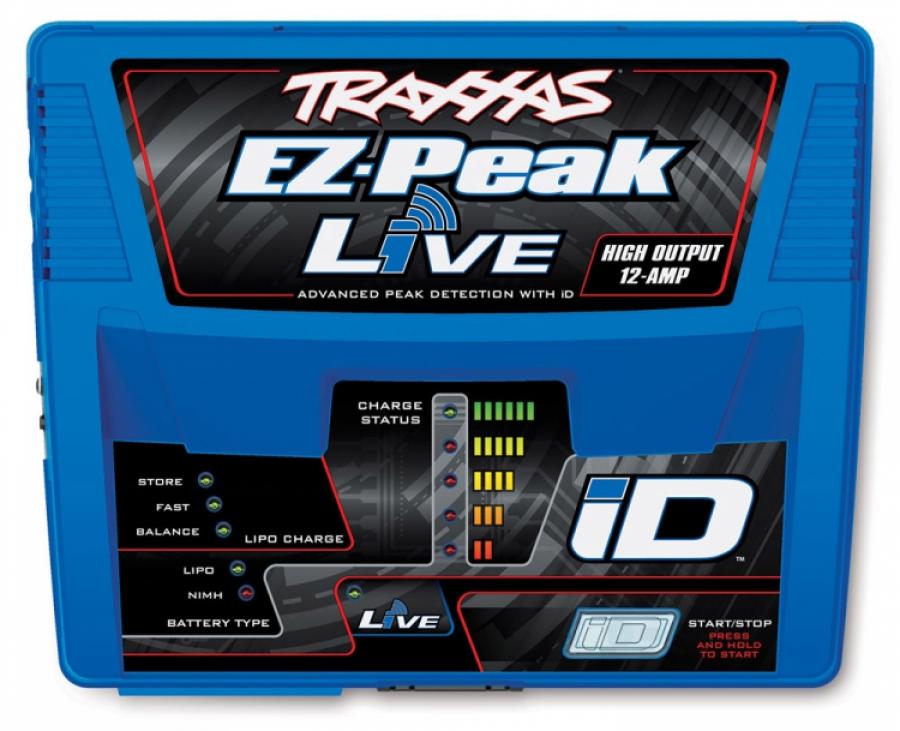 Laturi Traxxas EZ-Peak Live 12A NiMH/LiPo Charger Auto ID TRX2971GX