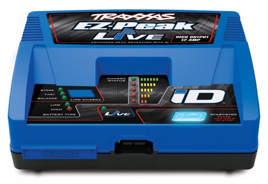 Laturi Traxxas EZ-Peak Live 12A NiMH/LiPo Charger Auto ID TRX2971GX