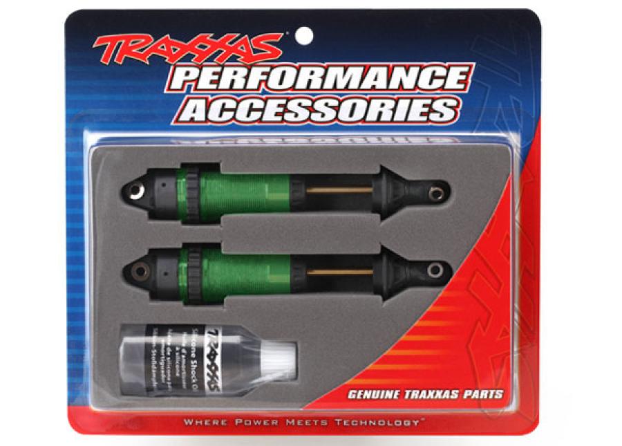 Traxxas Shocks Green GTR XX-Long without springs (2) TRX7462G