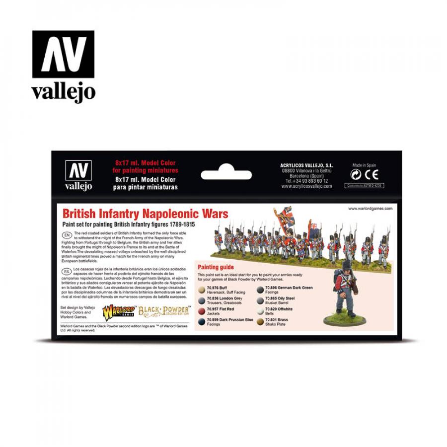 British Infantry Napoleonic Wars 8X17ml