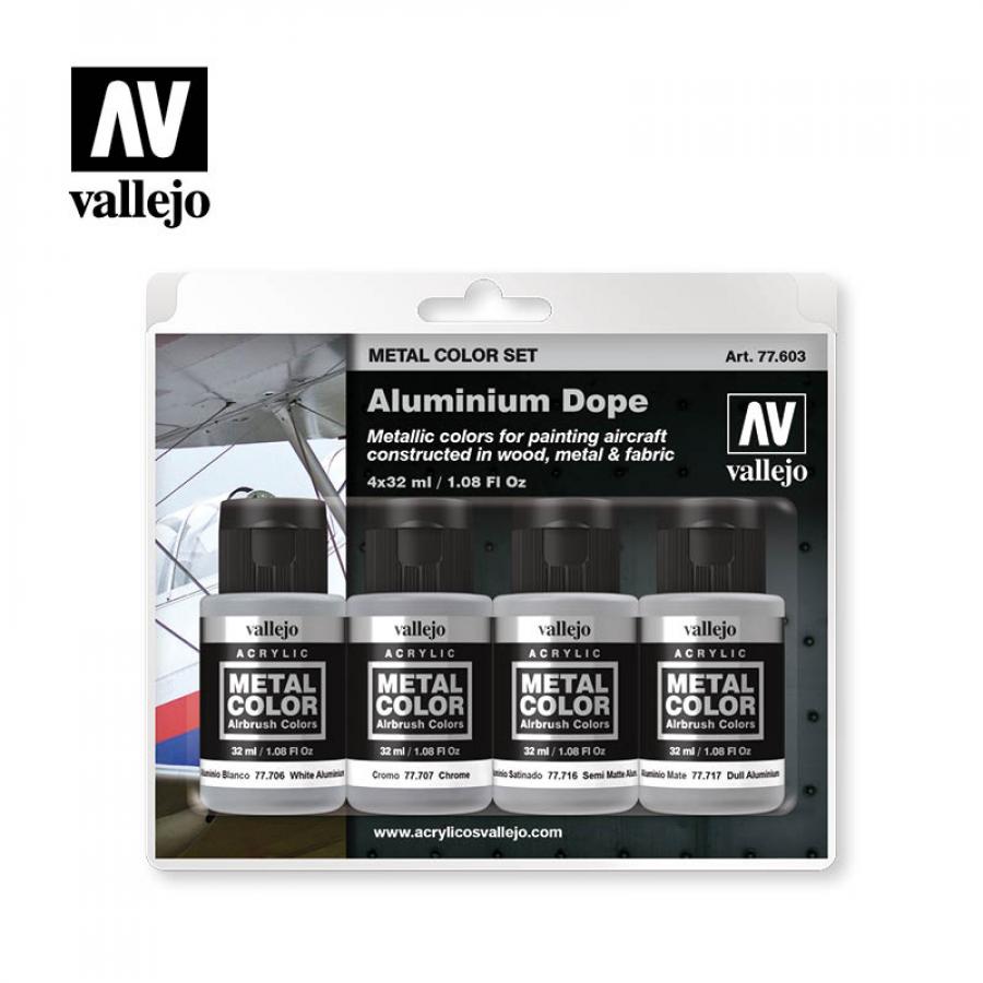 ALUMINIUM DOPE 4X32ML (Airbrush Colors)