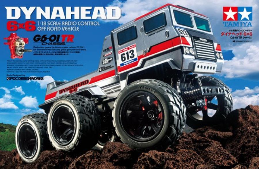 Tamiya 1:18 R/C Dynahead 6X6(G60-1TR) rc-auto