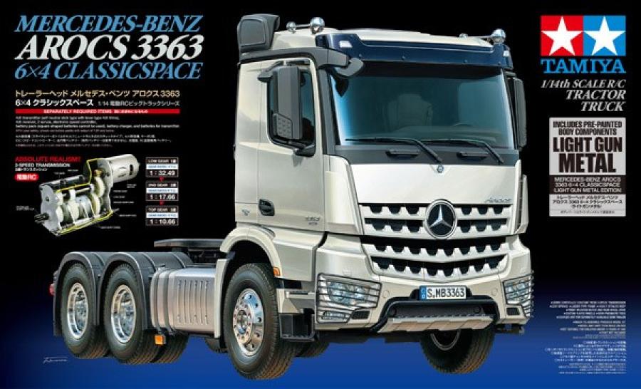 Tamiya Mercedes-Benz Arocs 3363 6x4 CS rc-kuorma-auto