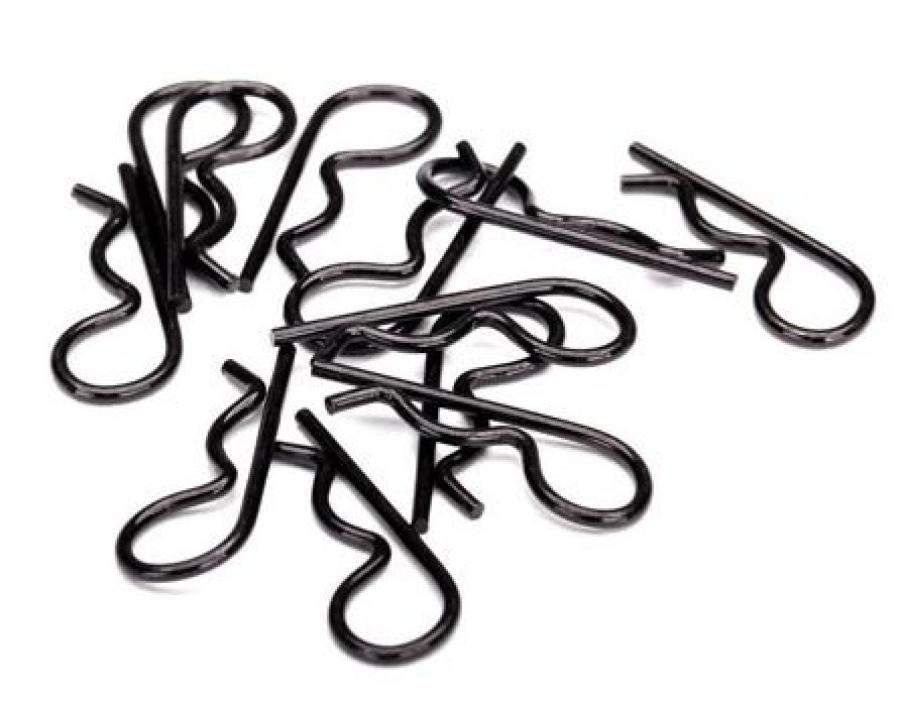 Traxxas Body Clips Heavy Duty Black (12) TRX3934A