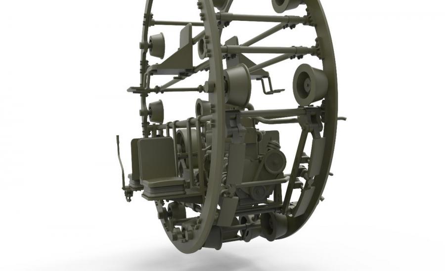 1:35 Soviet Ball Tank "Sharotank" Interior Kit
