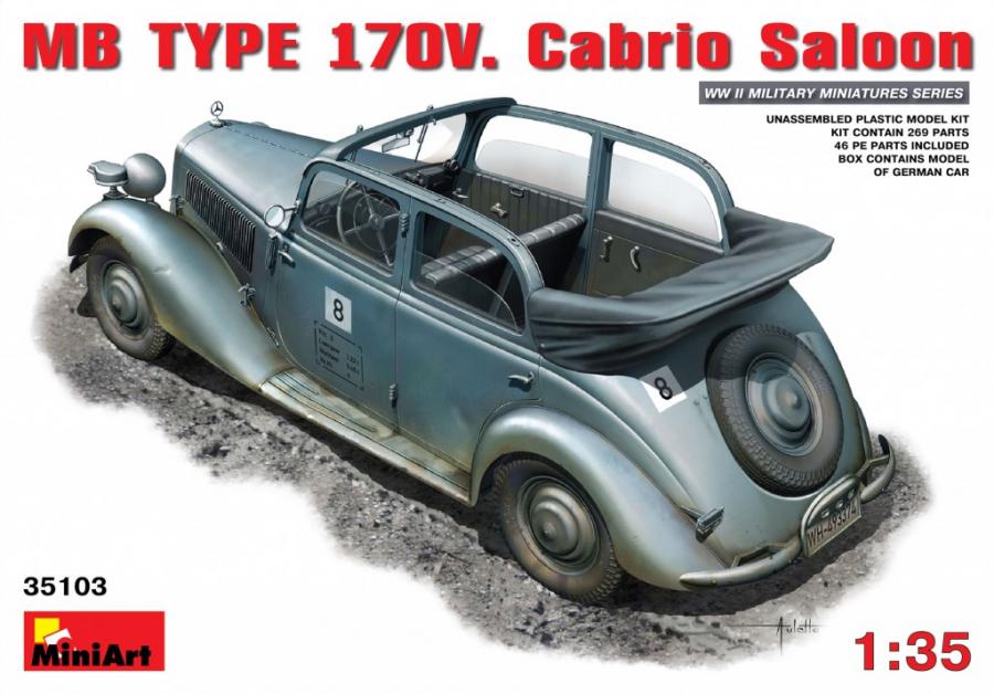 1:35 MB Typ 170V. Cabrio Saloon