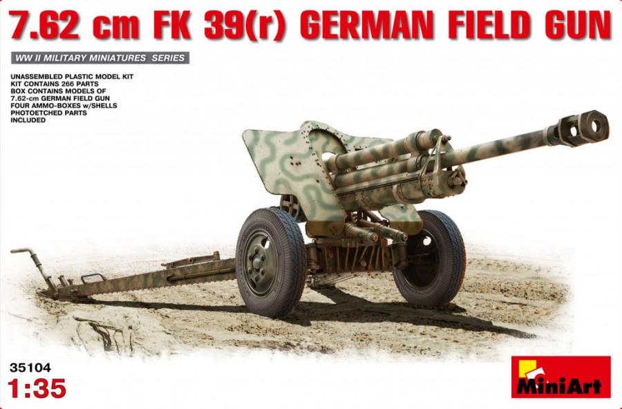 1:35 7,62cm F.K.39(r) German Field Gun