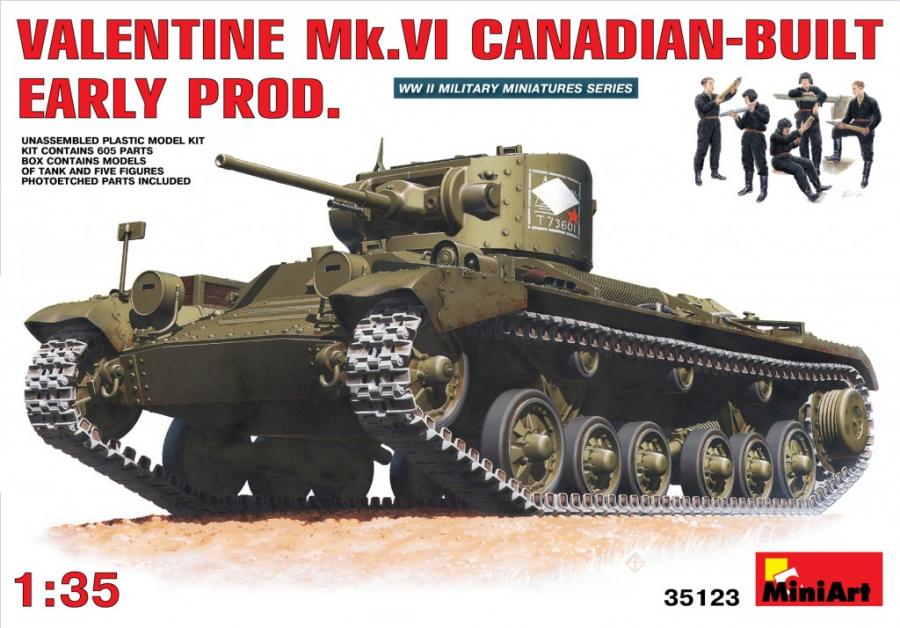 1:35 Valentine Mk.VI Canadian - built (Early)
