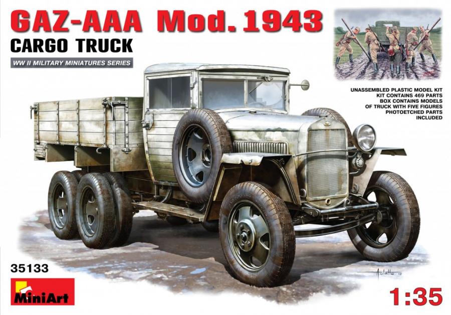1:35 GAZ-AAA. Mod. 1943. Cargo Truck