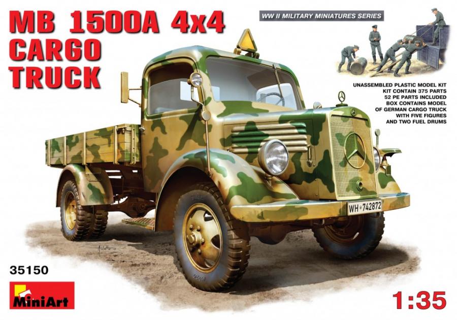 1:35 MB 1500A 4x4 Cargo Truck