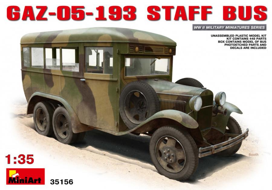 1:35 GAZ-05-193 Staff Bus