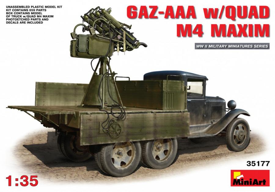 1:35 GAZ-AAA w/Quad M-4 Maxim