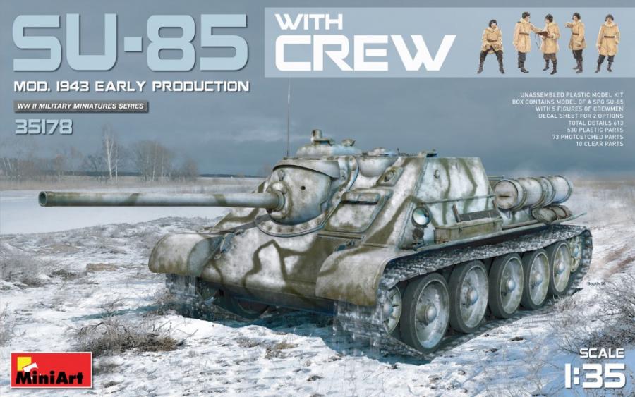 1:35 SU-85 Mod.1943 (Early) with crew