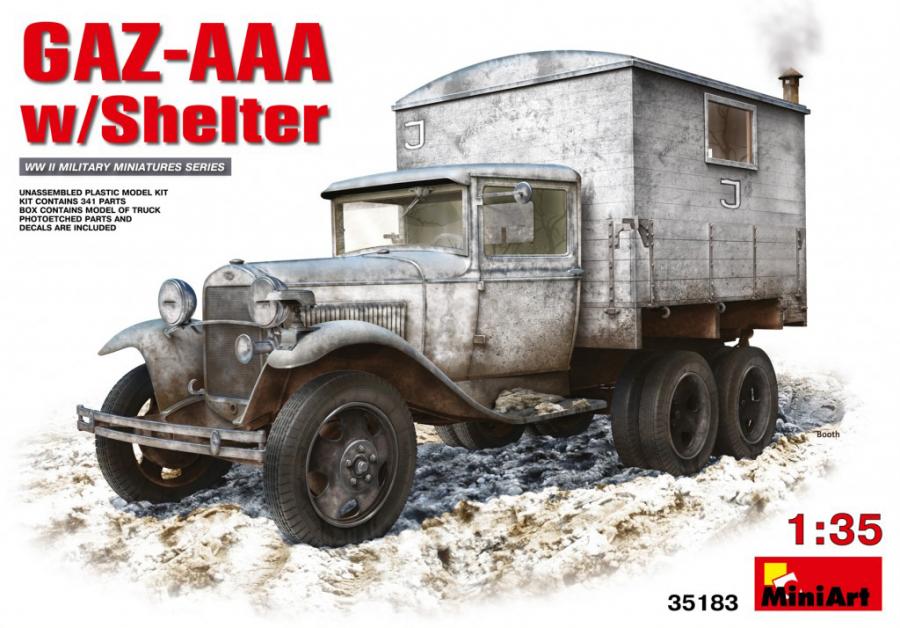 1:35 GAZ-AAA with Shelter