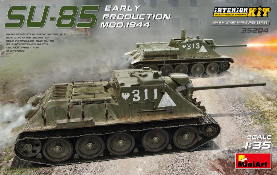 1:35 SU-85 Mod.1944(Early) Interior kit