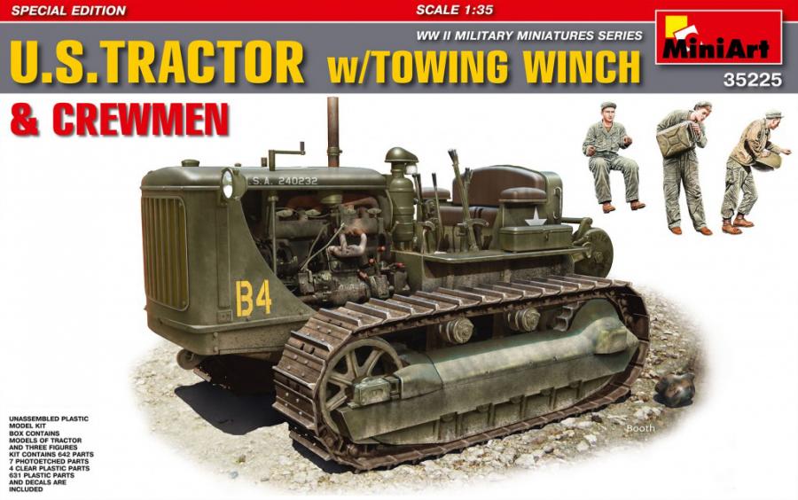 1:35 U.S.Tractor w/Towing Winch & Crew