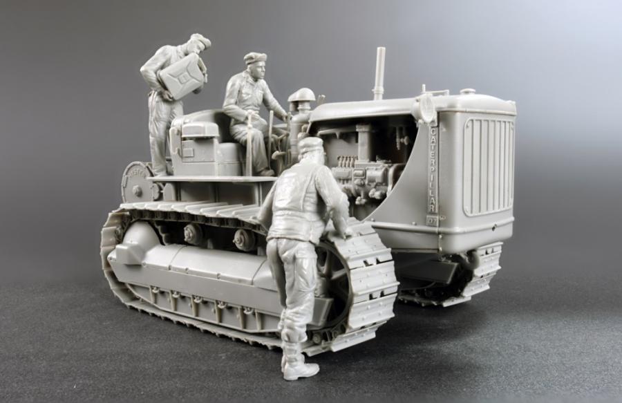 1:35 U.S.Tractor w/Towing Winch & Crew