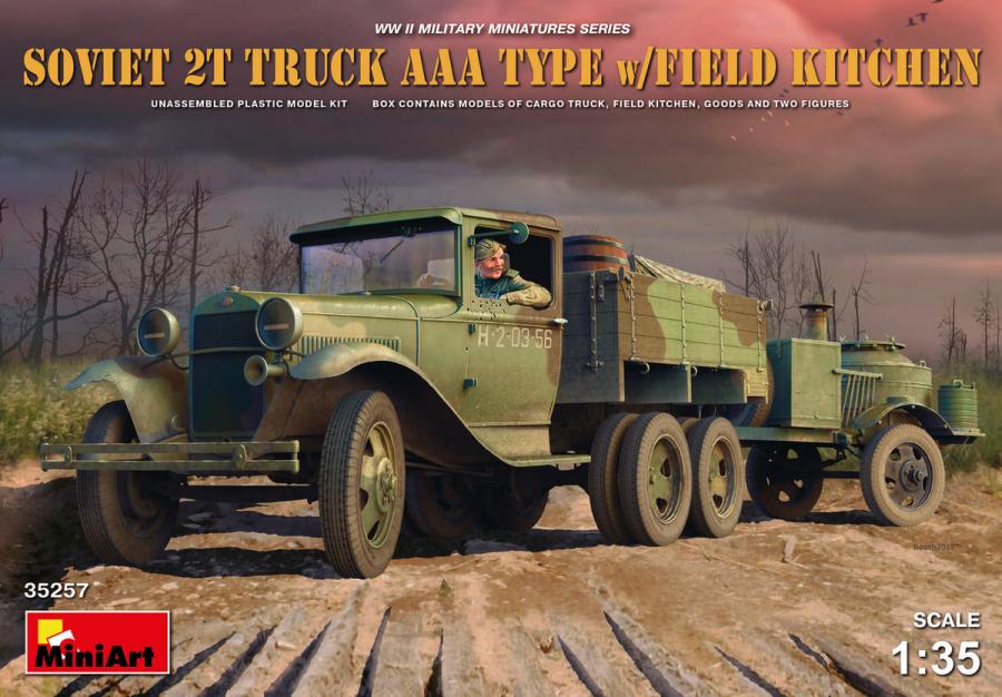 1:35 Soviet 2t Truck AAA Type w/Field Kitchen
