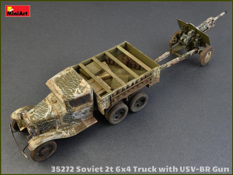 1:35 2t 6x4 Truck with 76mm USV-BR Gun