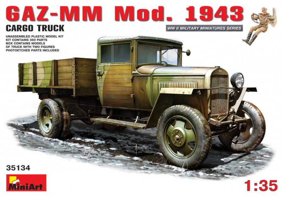 1:35 GAZ-MM Mod. 1943 Cargo Truck