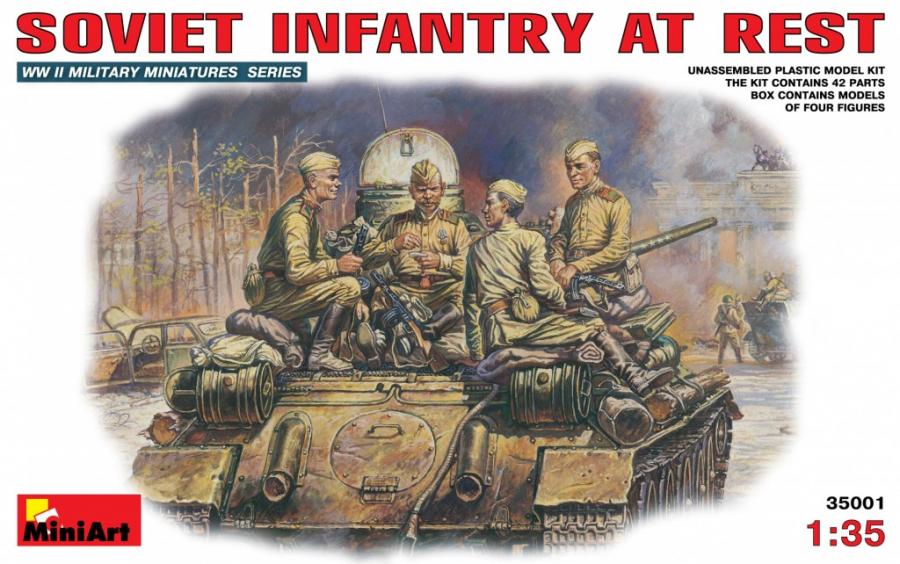 1:35 SOVIET INFANTRY AT REST (1943-45)