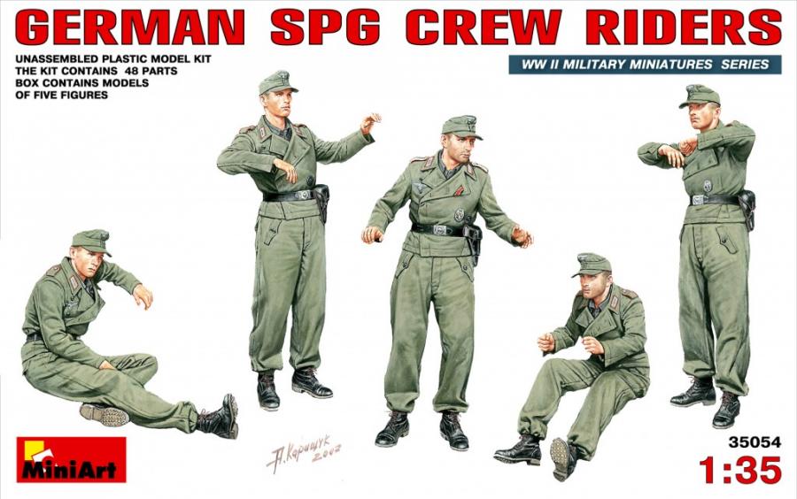 1:35 GERMAN SPG CREW RIDERS