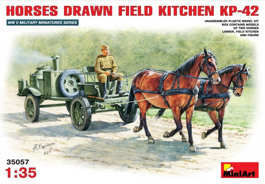 1:35 Horses Drawn Field Kitchen Kp-42