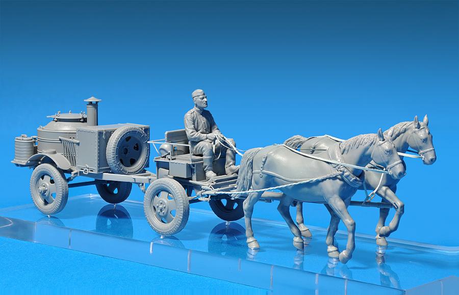 1:35 Horses Drawn Field Kitchen Kp-42