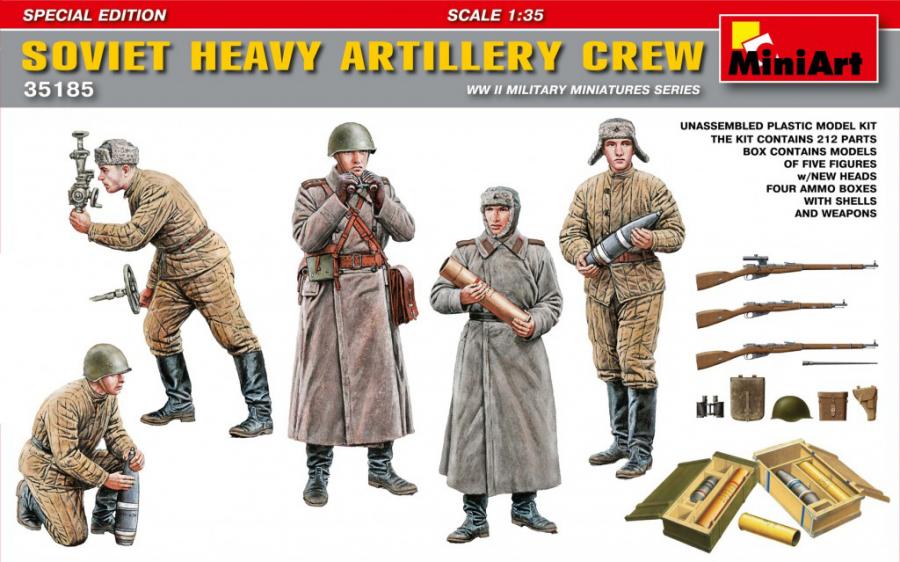 1:35 Soviet Heavy Artillery Crew