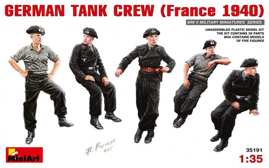 1:35 German Tank Crew (France 1940)
