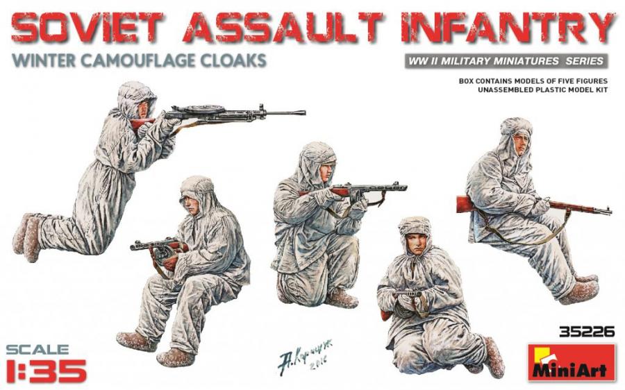 1:35 Soviet Assault Infantry (Winter)