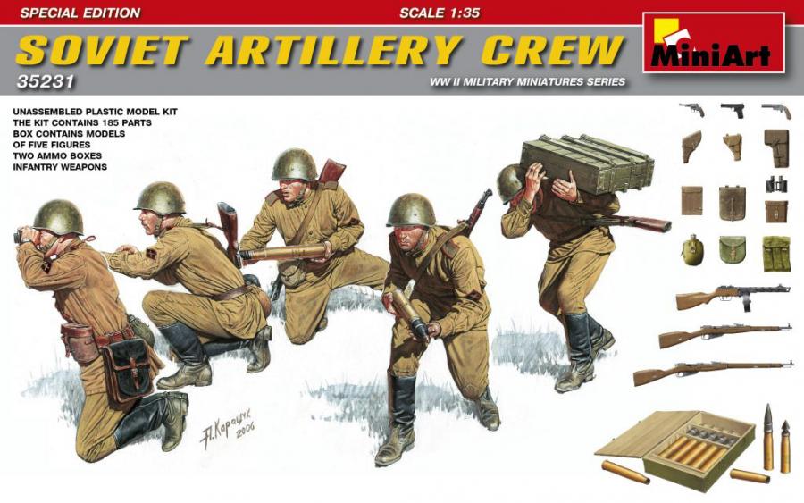 1:35 Soviet Artillery Crew, Special Ed.