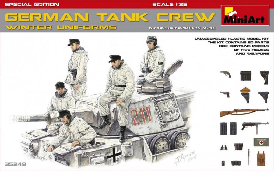 1:35 German Tank Crew (Winter Uniforms)