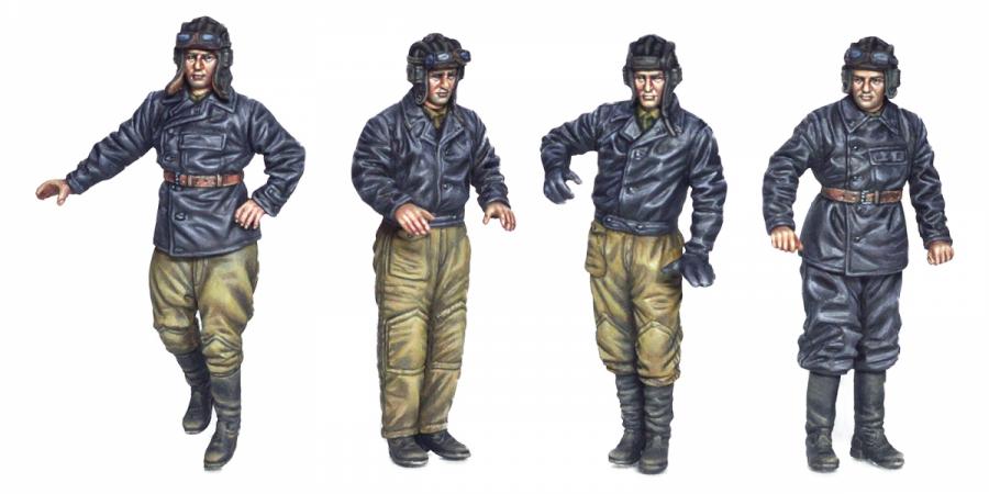 1:35 Soviet Tank Crew(for Flame Tanks& Heavy Tanks)
