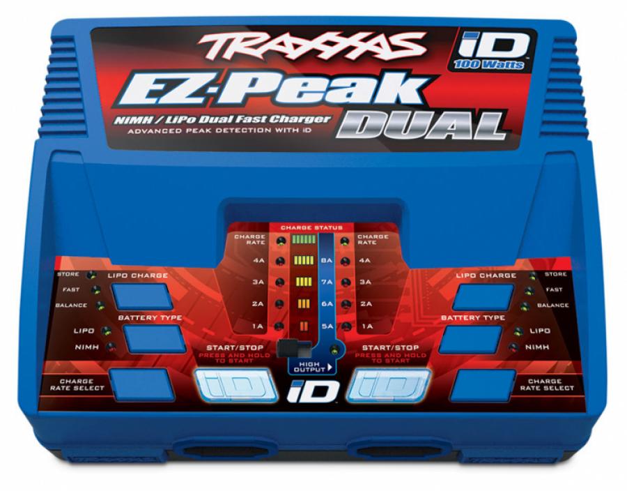 Laturi Traxxas EZ-Peak Dual 8A NiMH/LiPo Charger Auto ID TRX2972GX