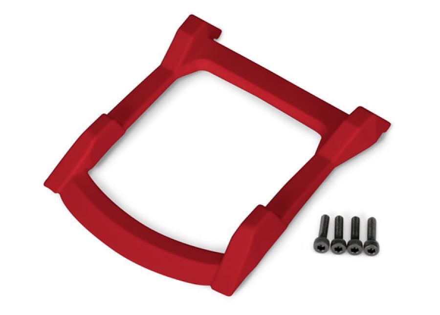 Traxxas Body Skid Plate Roof Red Rustler 4x4 TRX6728R