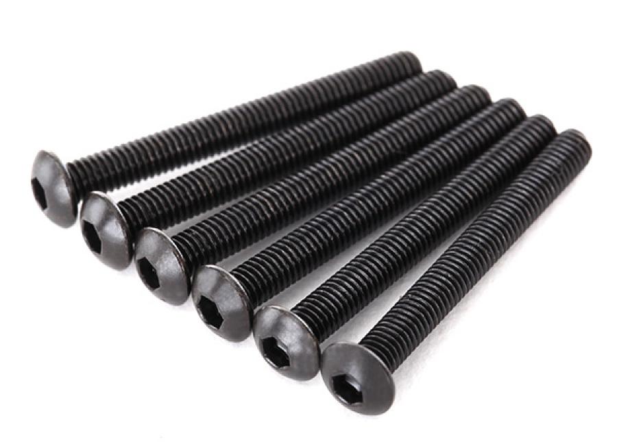 Traxxas Screws M3x27 Button-head Hex Socket (6) TRX2616