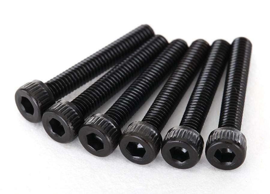 Traxxas Screws M2.5x16mm Cap-head Hex Socket (6) TRX2618